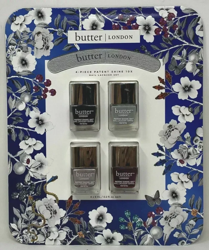 Butter London Patent Shine 10X Nail Lacquer with Nail File – New Manicure Set